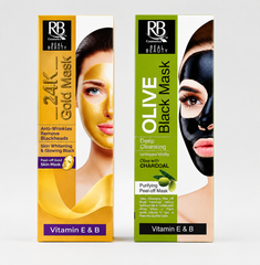 RB 24K Gold & Olive Face Mask Set